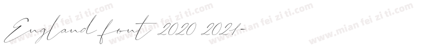 England font 2020 2021字体转换
